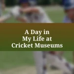 A Day in My Life at Cricket Museums