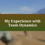 My Experience with Team Dynamics